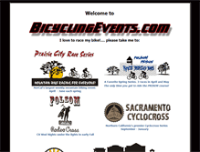 Tablet Screenshot of bicyclingevents.com